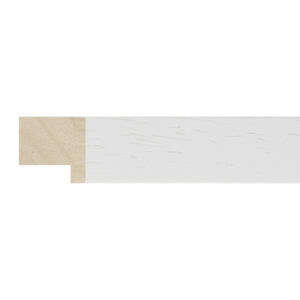 Flat Non-Box • Grained White Frame