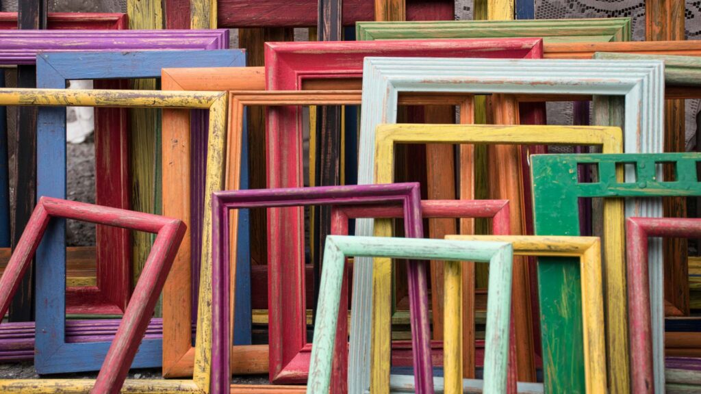 Various Coloured Frames